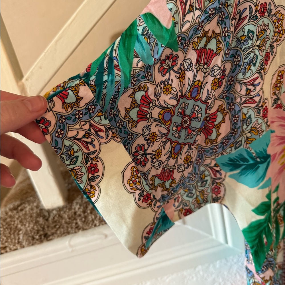 JOHNNY WAS | CLOVER BUTTON DOWN SHIRT | Size S - Picture 7 of 8